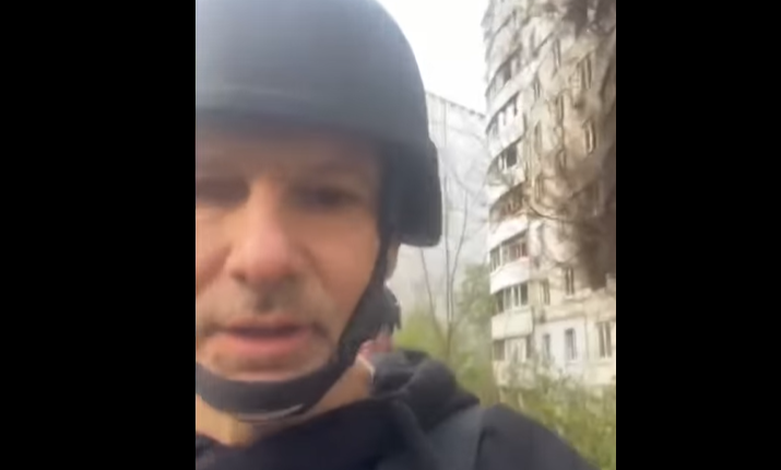 
                Вакарчук показал видео, которое снял на Северной Салтовке в Харькове            