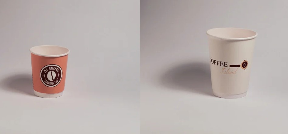 Бумажные стаканы с логотипом от производителя