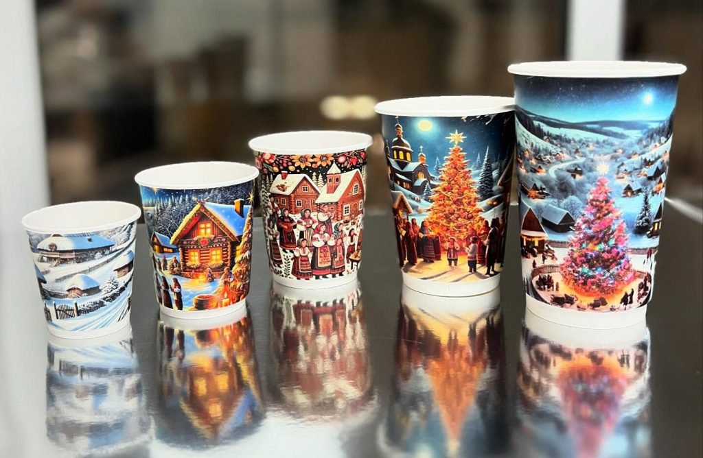 Бумажные стаканы с логотипом: печать любых изображений