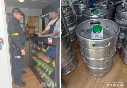 
                В Харькове копы пресекли незаконную торговлю пивом            
